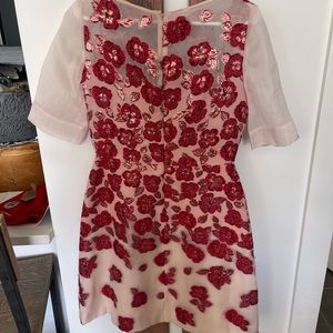 Lela Rose jacquard cocktail dress size 6